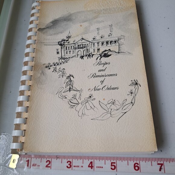 VTG Recipes & Reminiscences of New Orleans Cookbook Ursuline Academy 1971 Cajun - Picture 14 of 15